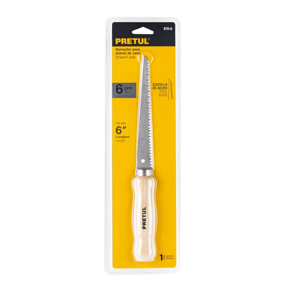 Fierastrau pentru gips carton cu maner din lemn, 15 cm, Truper