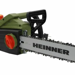 Fierastrau electric Heinner VDE002, 1800 W, 230 V, 35 cm lungime lama, 13.5 m/s viteza lant, 9.53 mm (3/8) pas lant,Verde