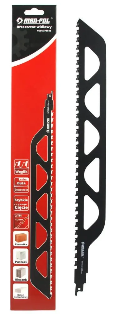 Panza fierastrau sabie 455mm pentru zidarie bca cărămidă