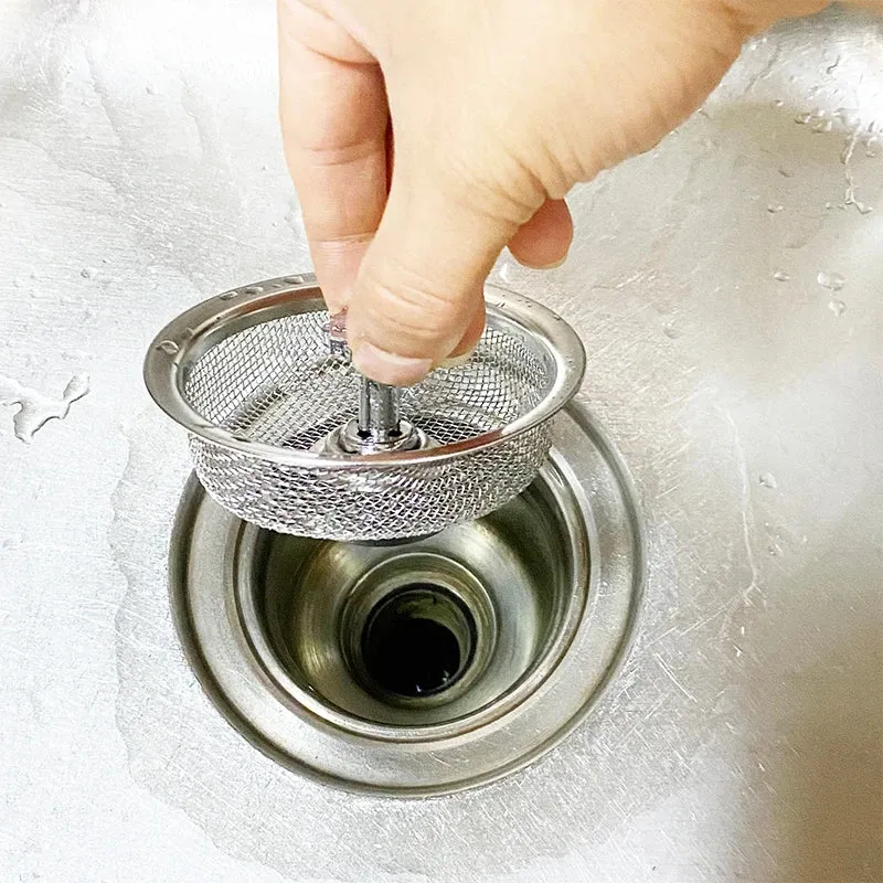 Filtru plasă din inox pentru chiuvetă
