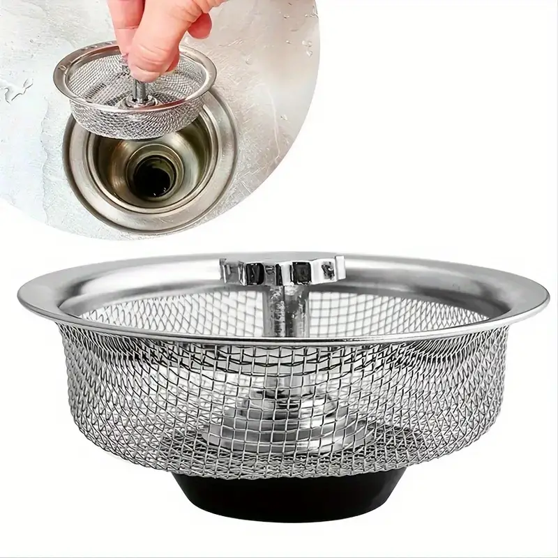 Filtru plasă din inox pentru chiuvetă