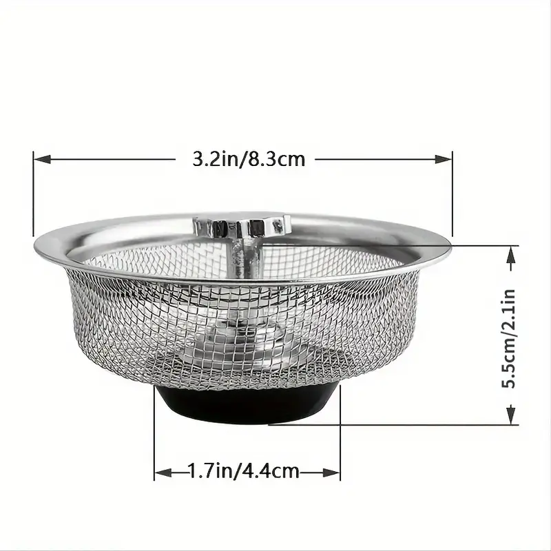 Filtru plasă din inox pentru chiuvetă