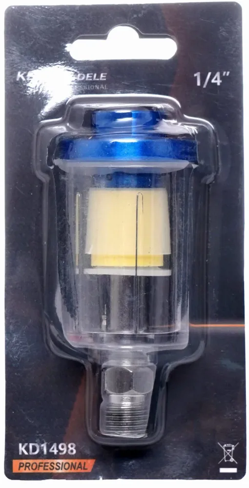 Filtru Separator Aer Comprimat 0-12 bar 1/4", Kraft&Dele KD1498