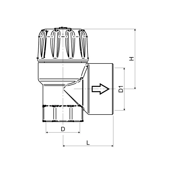 Supapa siguranta 1/2" FF 2.5 bar, Slovarm