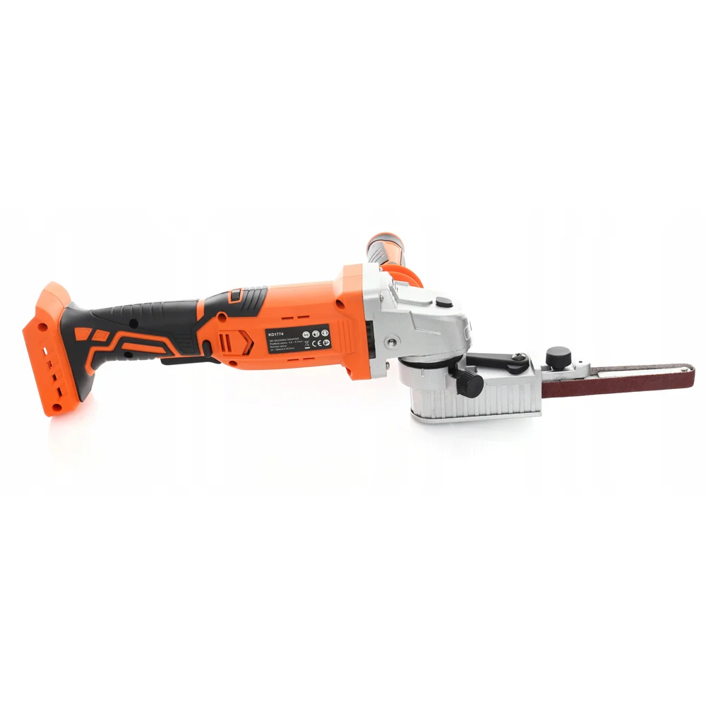 Polizor unghiular cu banda Kraft&Dele KD1774, 18V, 8m/s, fara acumulator si incarcator ( PROSERIES )
