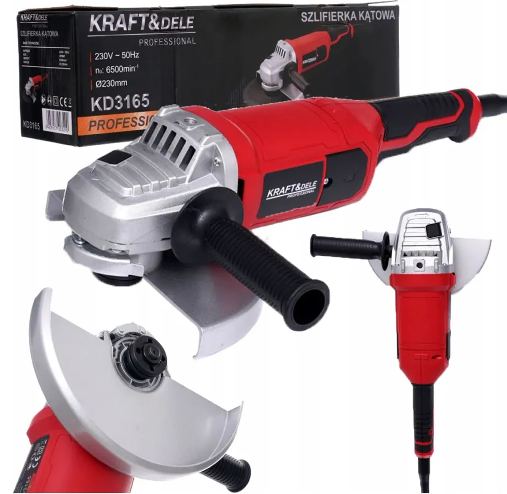 Polizor unghiular / flex Kraft&Dele KD3165, 29500W, 6500 RPM, disc 230mm