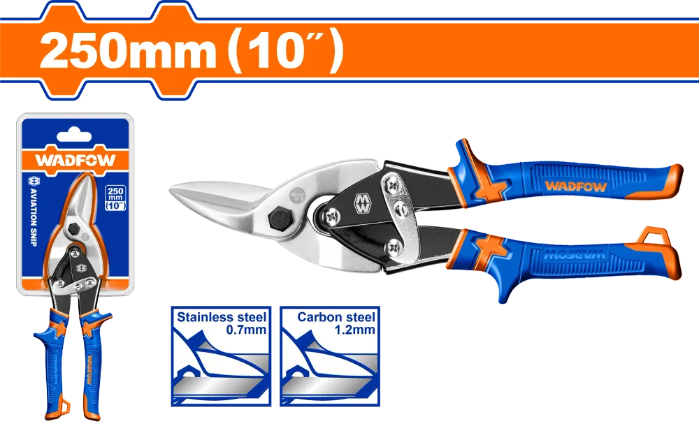 Foarfeca tabla stanga Wadfow, 10”/250mm
