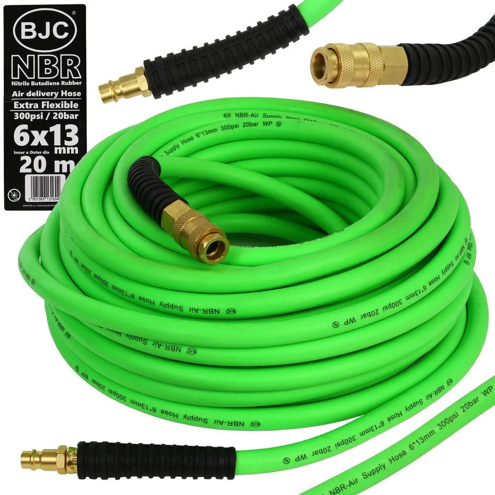 Furtun aer comprimat cauciuc 6x13mm 20m