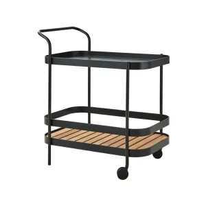 Gheridon Cane-line Frame Roll Bar Lava grey