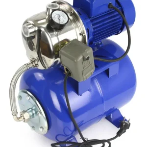 Hidrofor 50 litri butelie otel inox , hidrofor cu pompa de apa 1500w 5.5 bari
