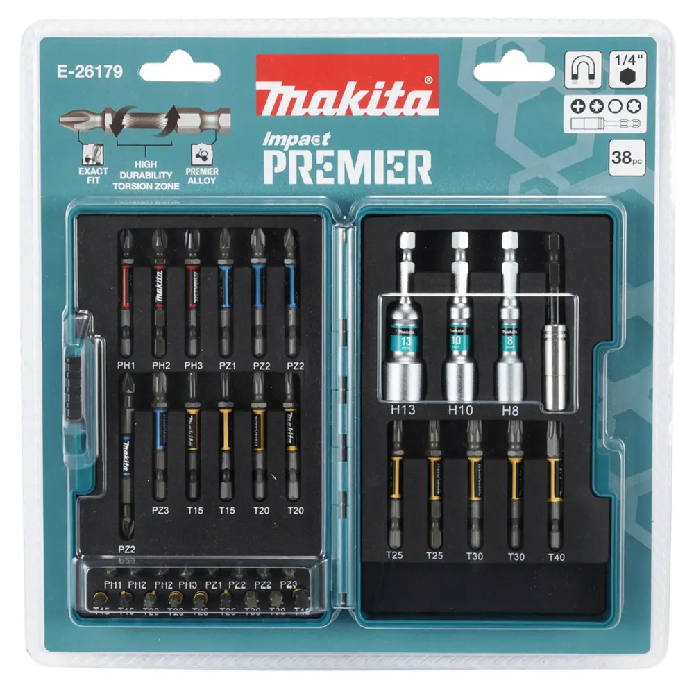 Inserții Box Impact Premier Makita E-26179
