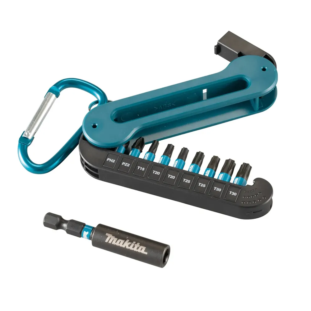 Set de biți de șurubelniță cu impact negru Makita E-15811