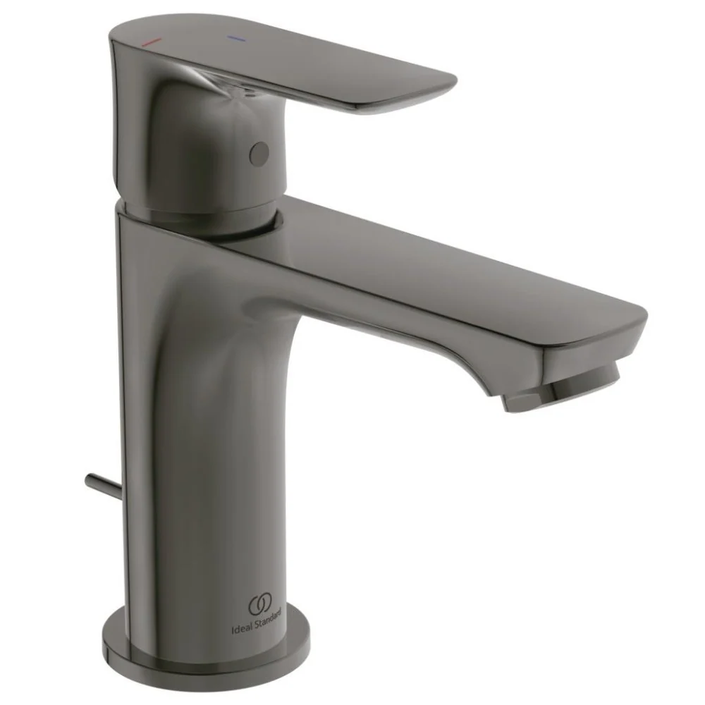 Baterie chiuveta baie gri Ideal Standard Connect Air Blue Start, cu ventil metalic