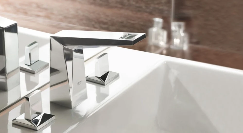 Baterie chiuveta baie Grohe Allure Brilliant, dubla comanda, marime S