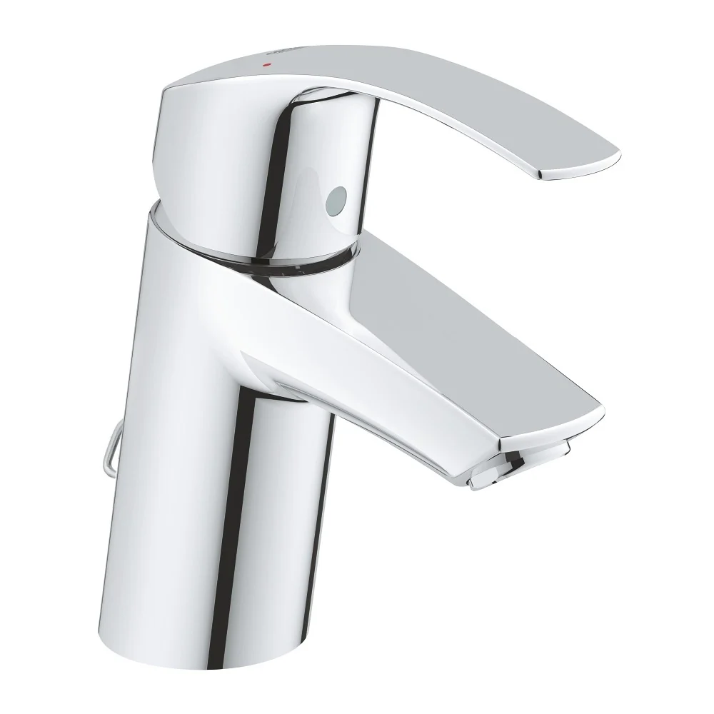 Baterie chiuveta baie Grohe Eurosmart, cu lant retractabil, marime S