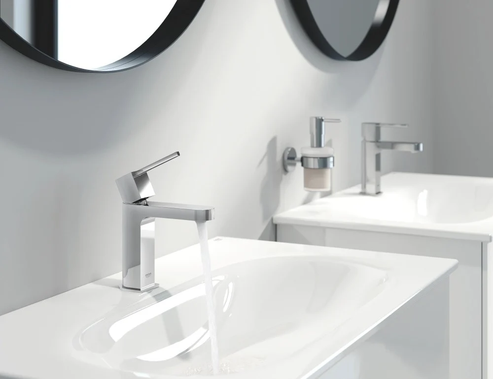 Baterie chiuveta baie Grohe Plus, Cold Start, marime S