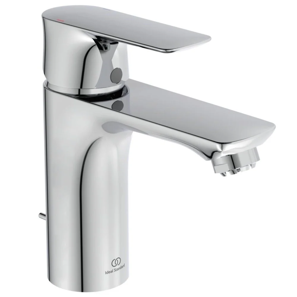 Baterie chiuveta baie Ideal Standard Connect Air, cu ventil metalic, presiune scazuta