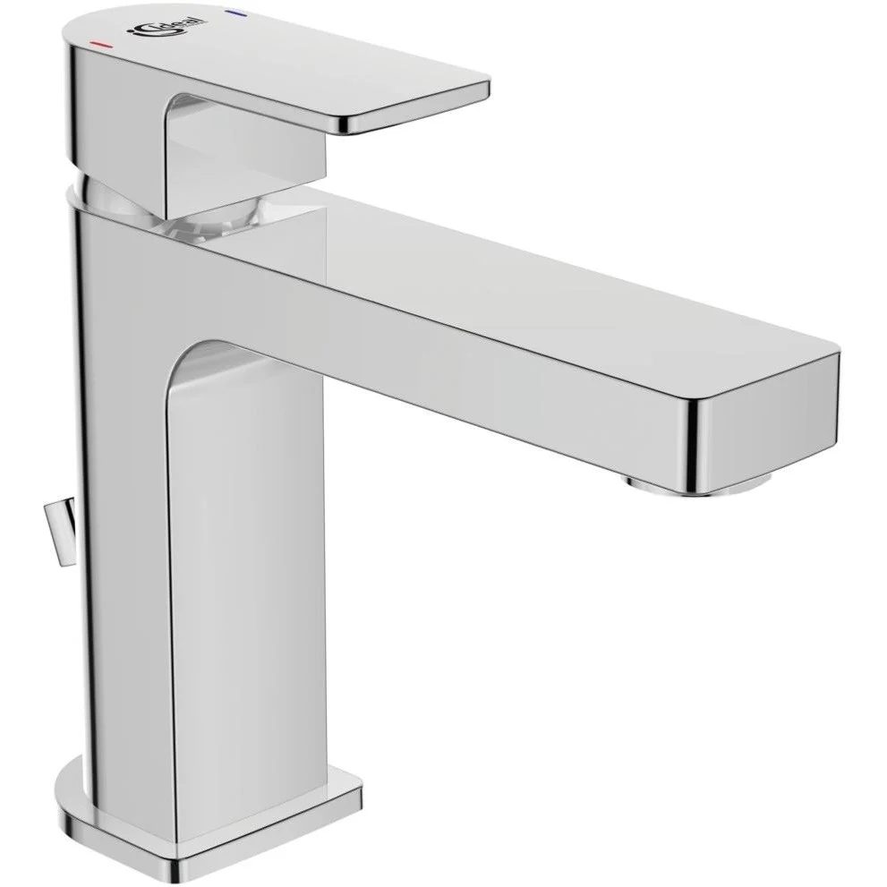 Baterie chiuveta baie Ideal Standard Edge, H14 cm, ventil metalic