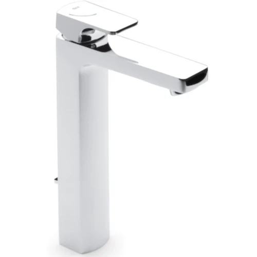 Baterie chiuveta baie inalta Roca L90 Cold Start, H27 cm, ventil pop-up