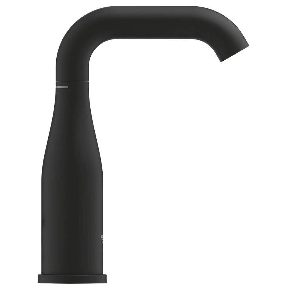 Baterie chiuveta baie neagra mat Grohe Essence, marime M