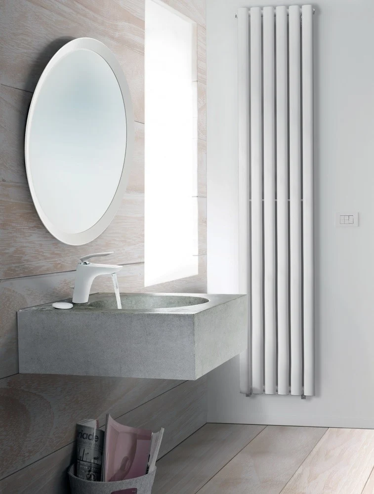 Baterie lavoar alba Kludi Balance White, cu ventil