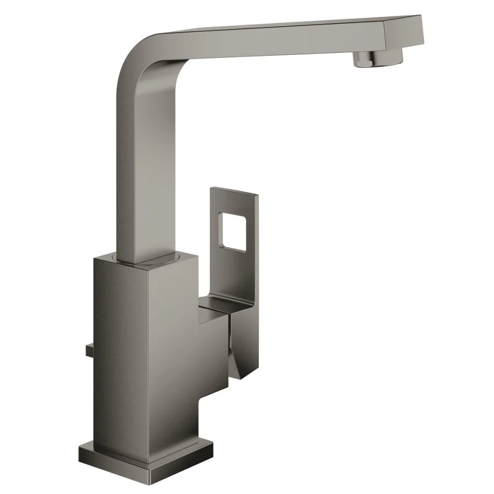 Baterie lavoar antracit mat Grohe Eurocube, cu ventil pop-up, marime L