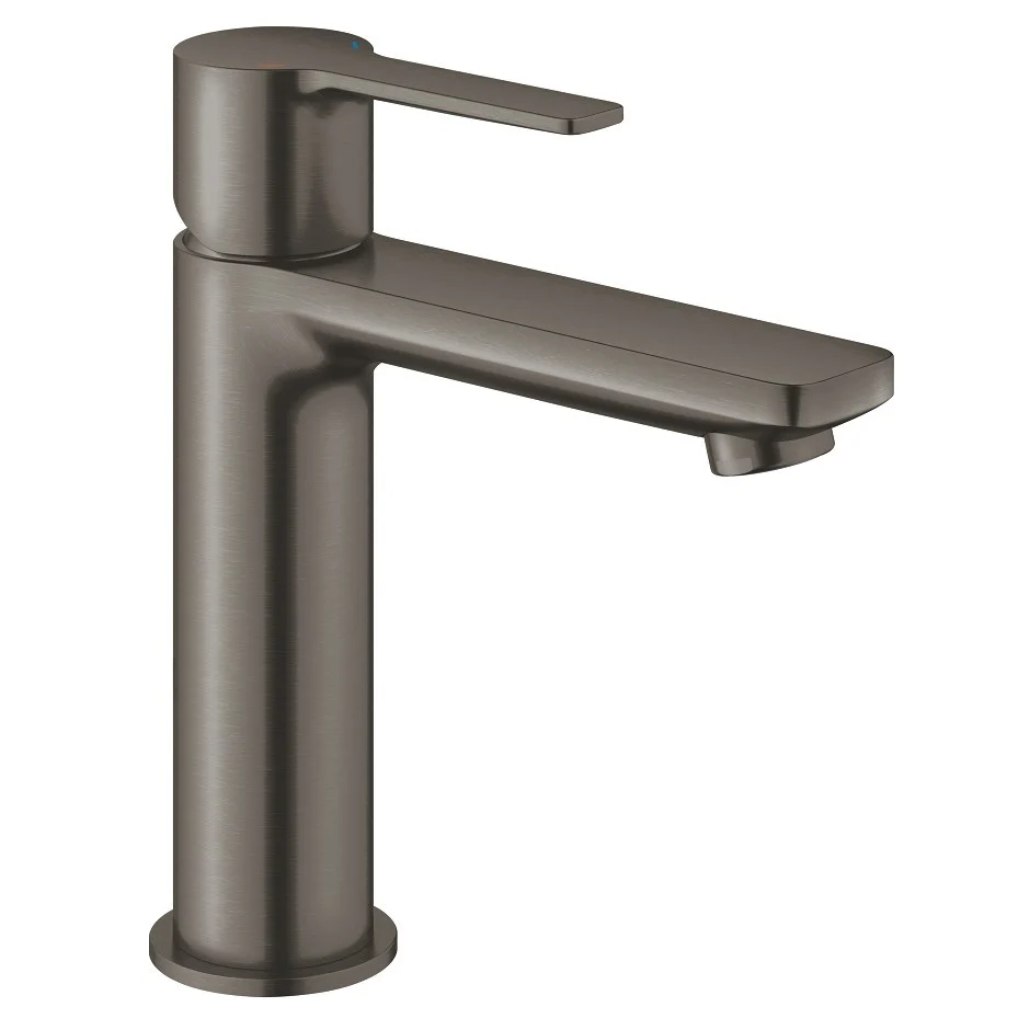 Baterie lavoar antracit mat Grohe Lineare, cu ventil click-clack