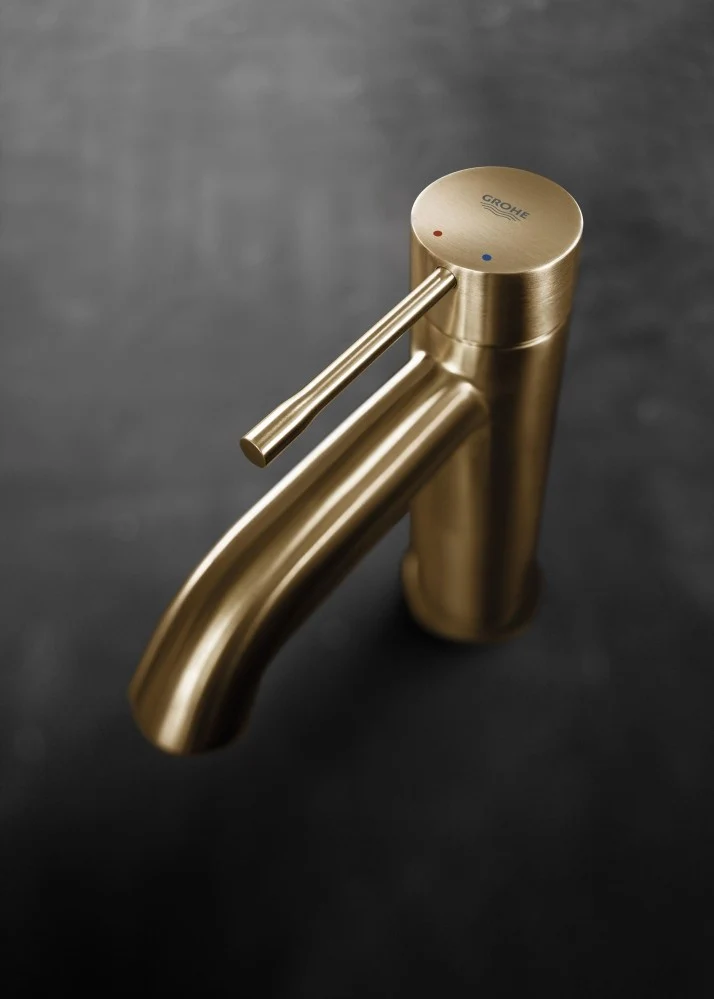 Baterie lavoar aurie mat Grohe Essence, S fara ventil