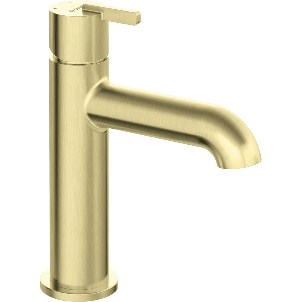 Baterie lavoar auriu periat Deante Silia, H18 cm