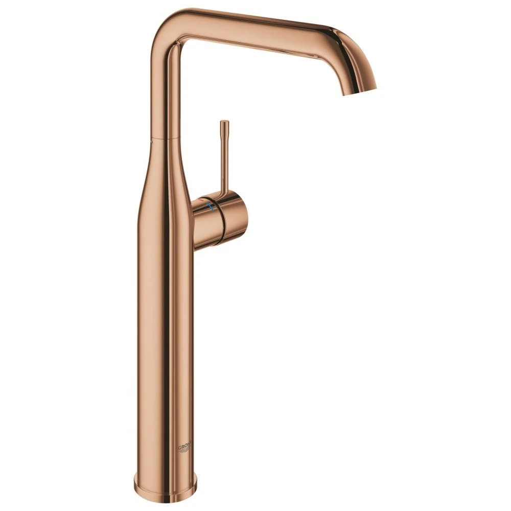 Baterie lavoar pe blat cupru Grohe Essence, XL fara ventil