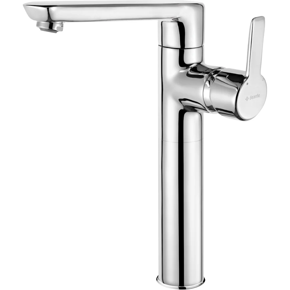 Baterie lavoar pe blat Deante Arnika H28 cm, crom