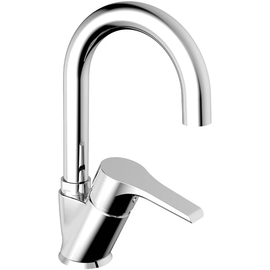 Baterie lavoar pe blat Fayans Helios-N, fara ventil H26 cm