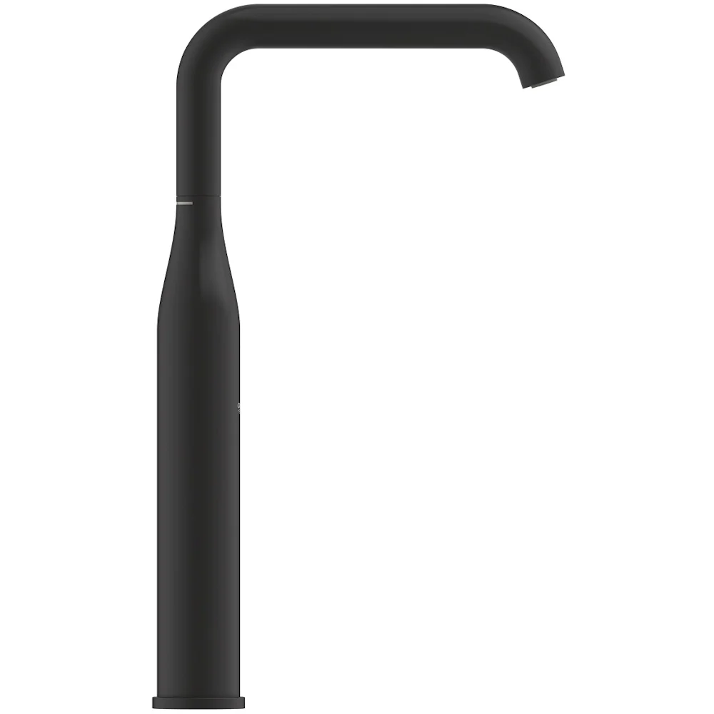 Baterie lavoar pe blat Grohe Essence, marime XL fara venti, negru mat (phantom black)