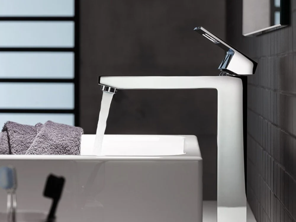 Baterie lavoar pe blat Grohe Eurocube, fara ventil, marime XL