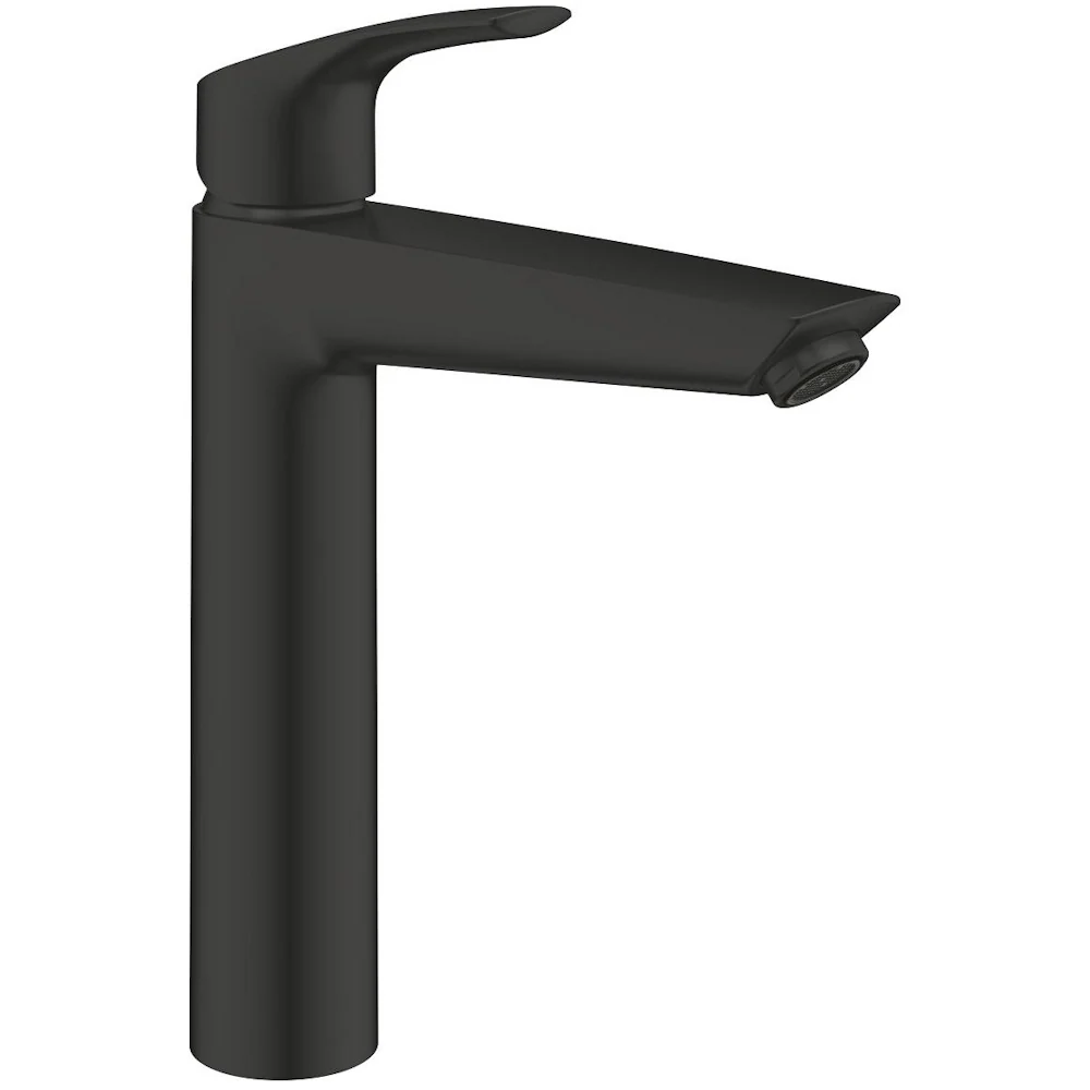 Baterie lavoar pe blat Grohe Eurosmart fara ventil, marime XL, negru mat