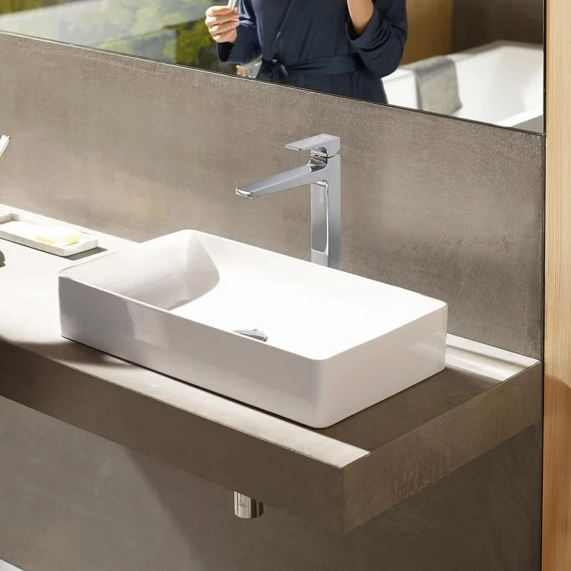 Baterie lavoar pe blat Hansgrohe Metropol 260, cu ventil click-clack