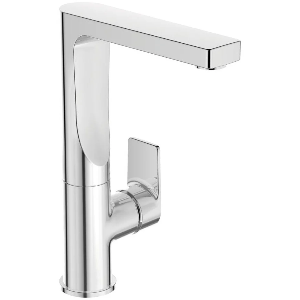 Baterie lavoar pe blat Ideal Standard Edge, H24 cm, fara ventil