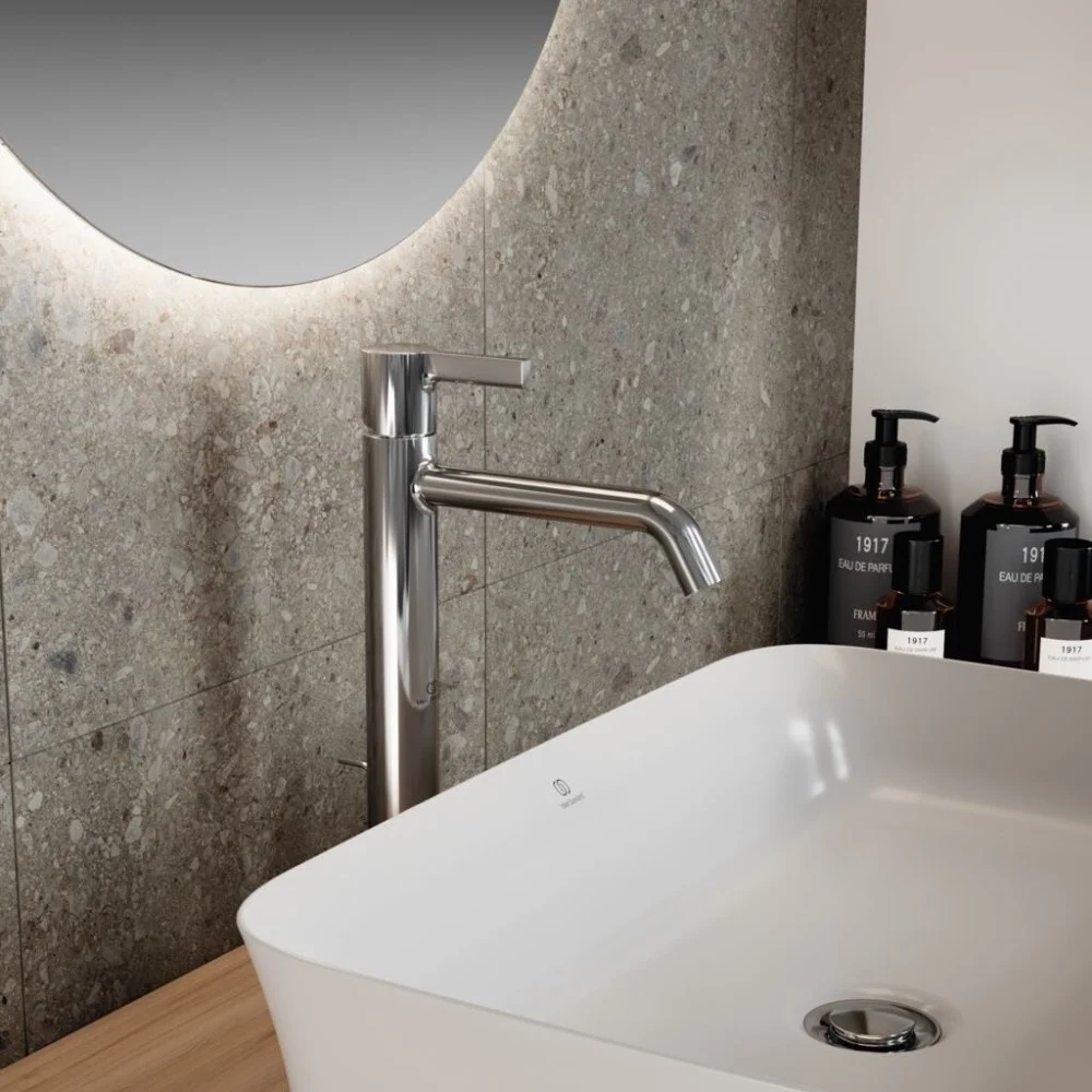 Baterie lavoar pe blat Ideal Standard Joy, cu ventil pop-up