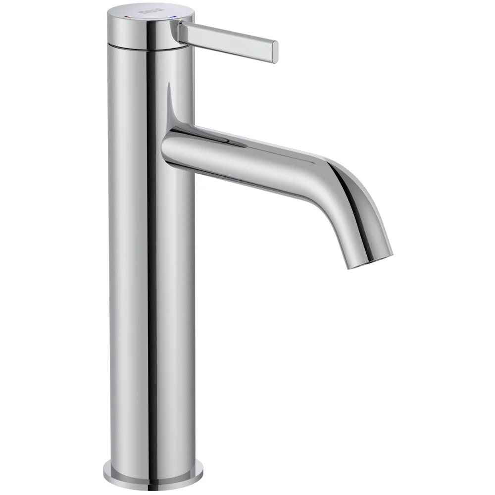 Baterie lavoar pe blat Roca Ona, cu ventil click-clack H21 cm