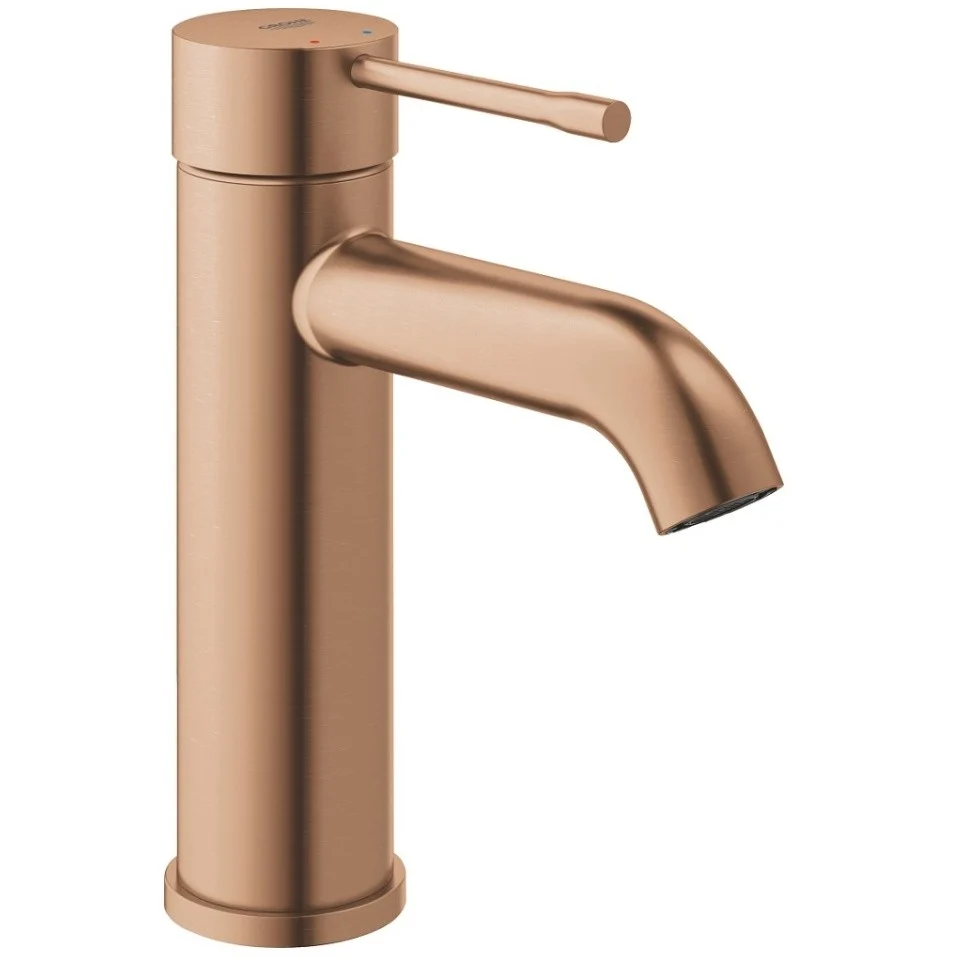 Baterie lavoar cupru mat Grohe Essence, S fara ventil
