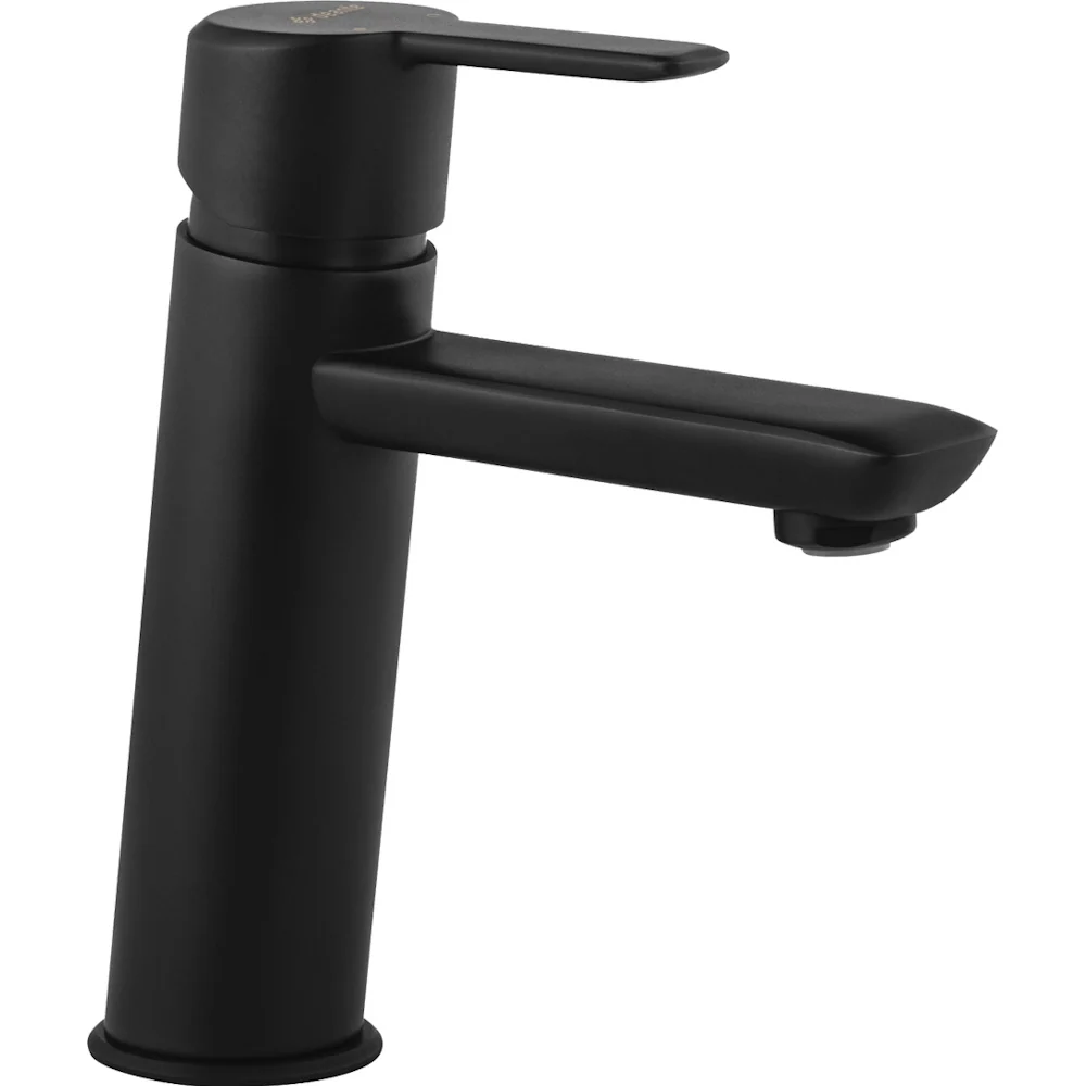 Baterie lavoar Deante Arnika H17 cm, negru mat