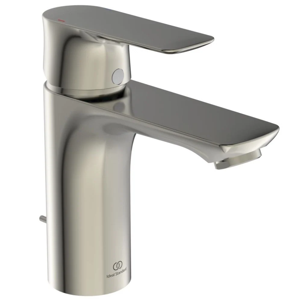 Baterie lavoar gri argintiu Ideal Standard Connect Air FirmaFlow, cu ventil metalic