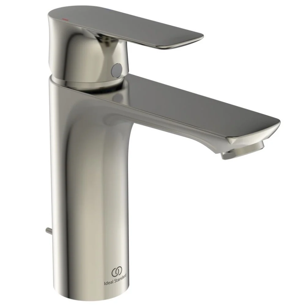 Baterie lavoar gri argintiu Ideal Standard Connect Air Grande FirmaFlow, cu ventil metalic