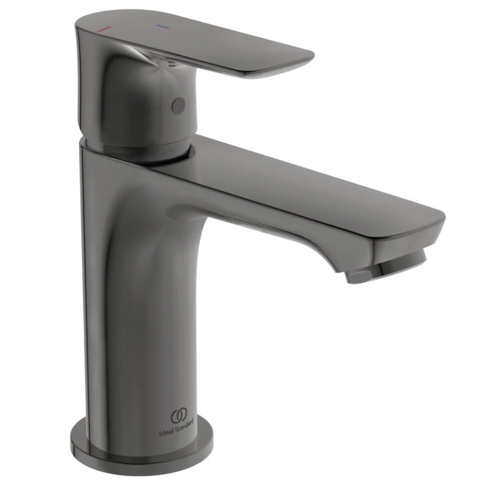 Baterie lavoar gri inchis Ideal Standard Connect Air Blue Start, fara ventil