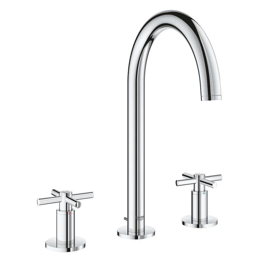 Baterie lavoar Grohe Atrio M, dubla comanda, manere cruce