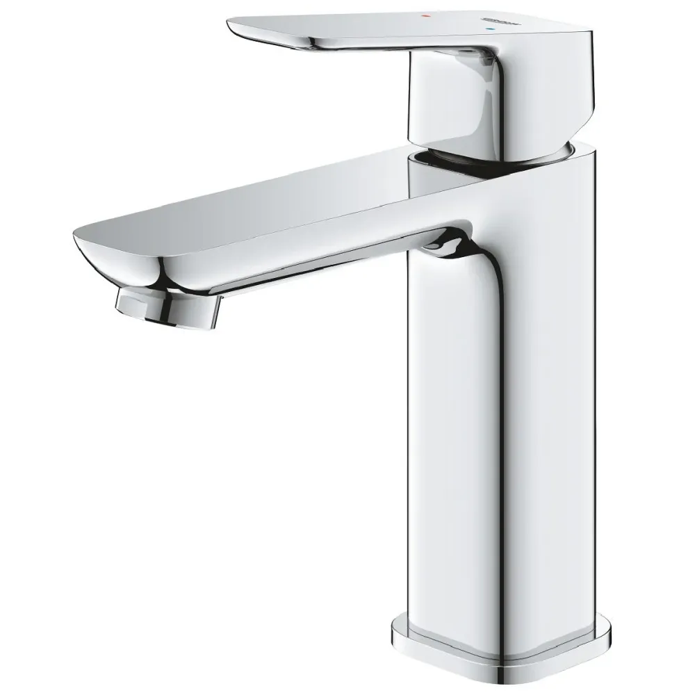 Baterie lavoar Grohe Cubeo, fara ventil pop-up, marime M, crom