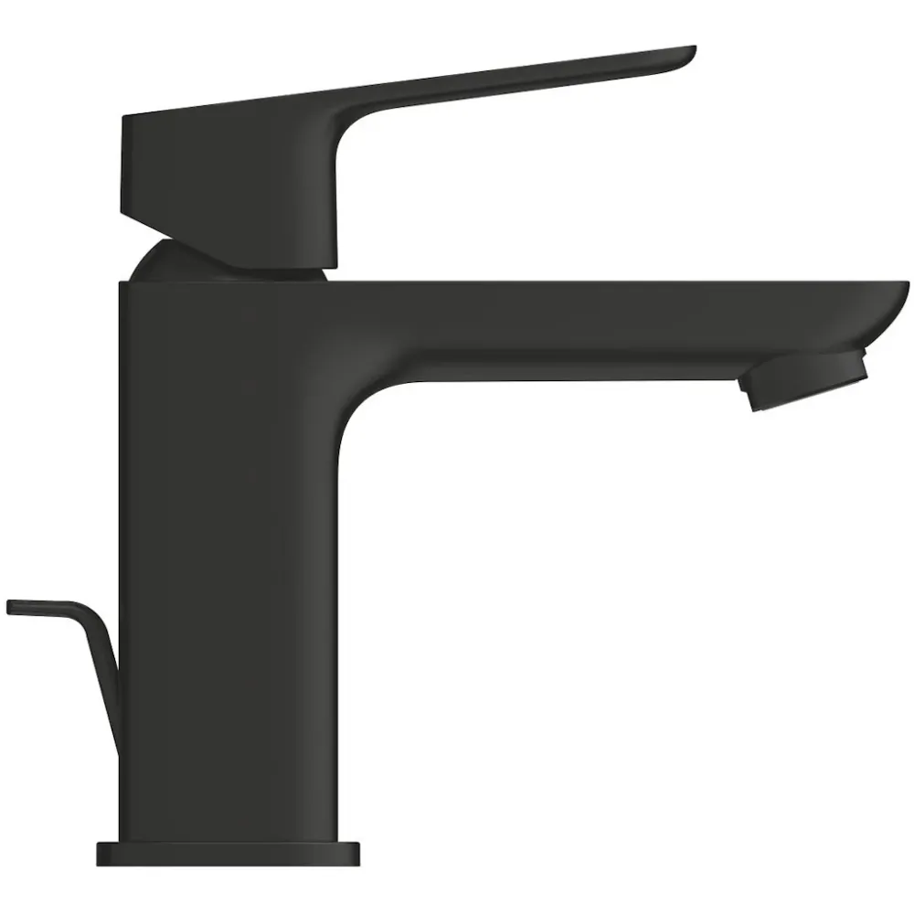 Baterie lavoar Grohe Cubeo, cu ventil pop-up, marime S, negru mat