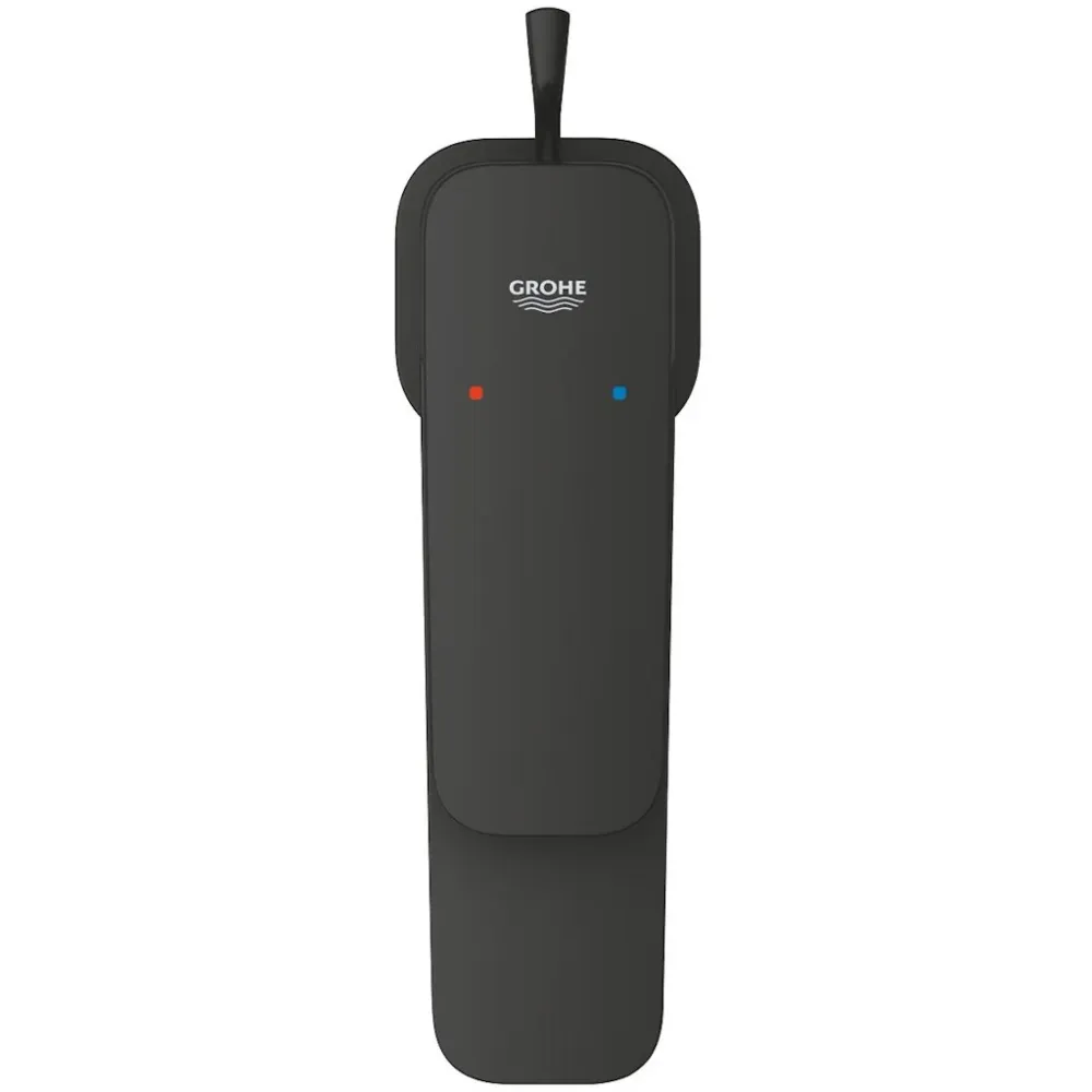 Baterie lavoar Grohe Cubeo, cu ventil pop-up, marime S, negru mat
