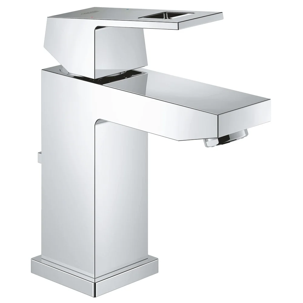 Baterie lavoar Grohe Eurocube, cu ventil pop-up si limitator debit, marime S