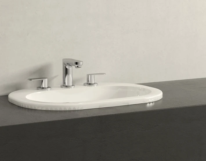 Baterie lavoar Grohe Eurosmart Cosmopolitan, dubla comanda, cu ventil pop-up, marime S